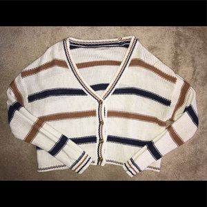 PacSun Cropped Button Cardigan